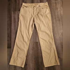 Ascend Men's Cotton Pants 38x32 Beige